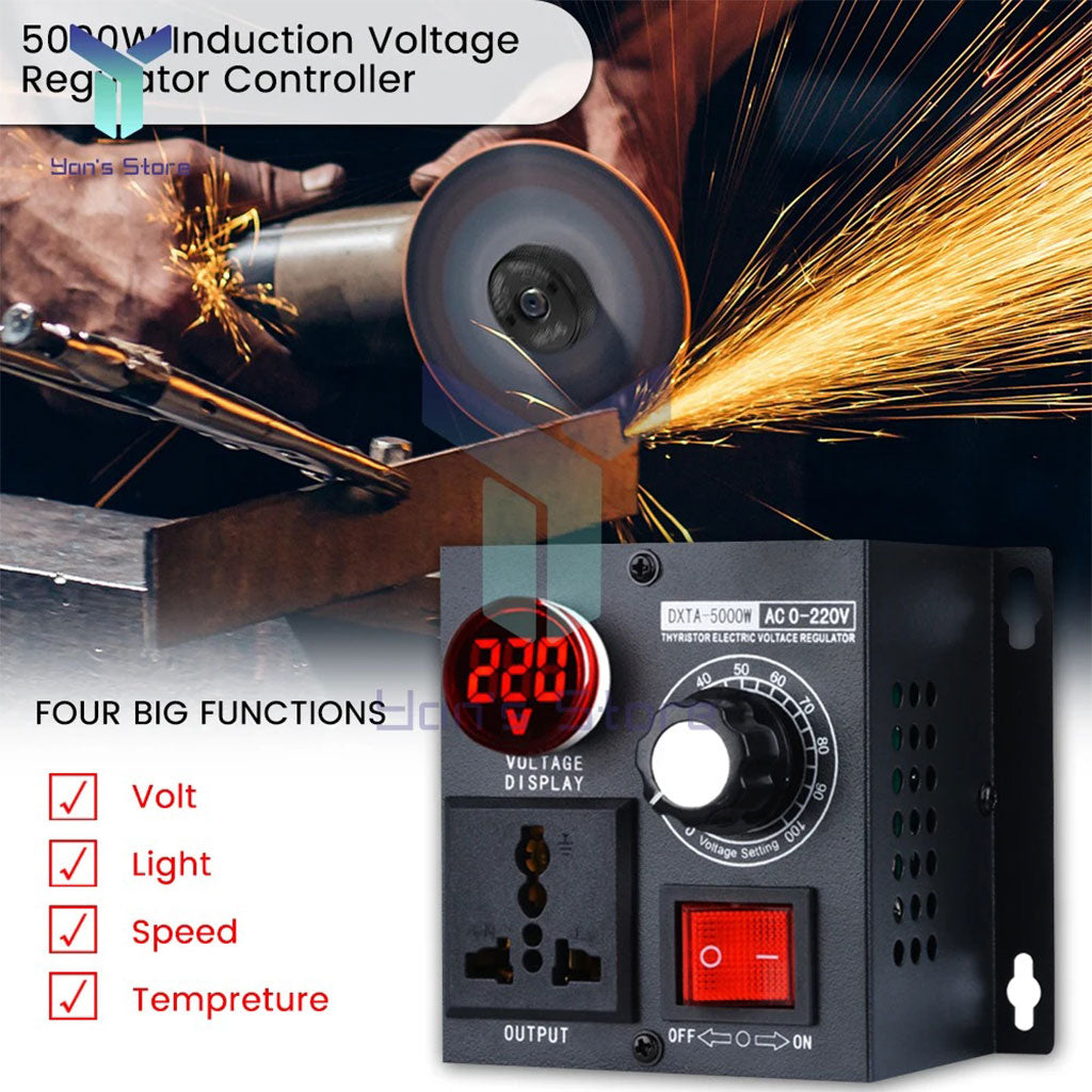 Régulateur de tension SCR AC 230V 4000W
