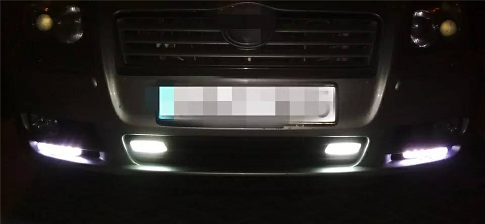 Feux de jour anti-brouillard Standard pour voiture 2 pcs ,10 led