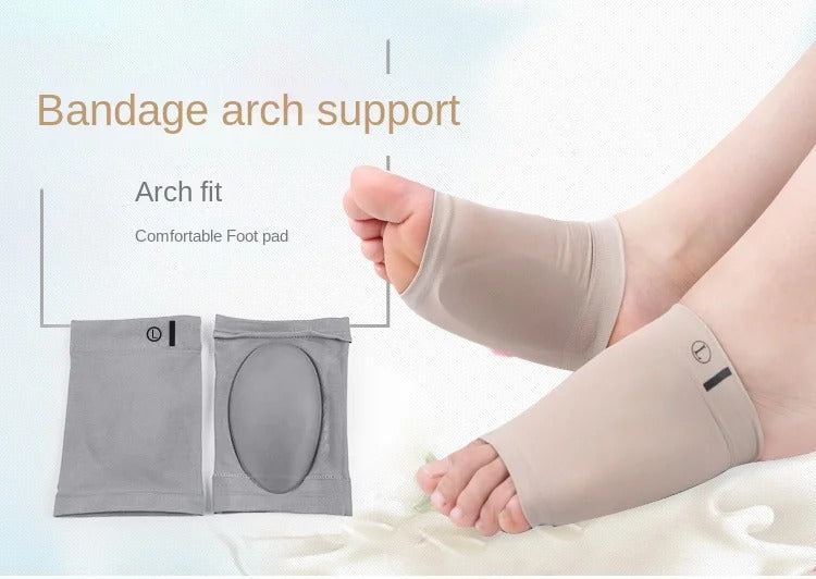 Paire Semelles de pied Soutien de la voûte plantaire en silicone pour fasciite plantaire orthopédique V2
