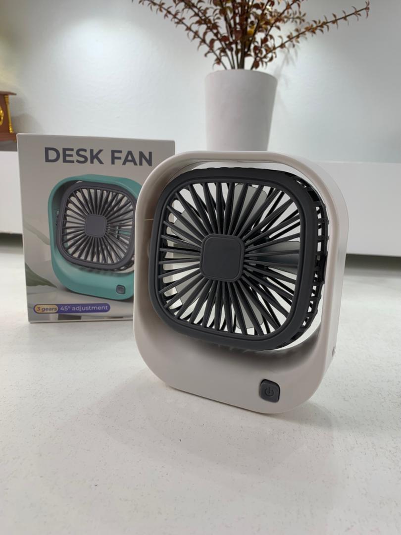 Mini ventilateur carré rechargeable par USB – مروحة مكتب قابلة للشحن