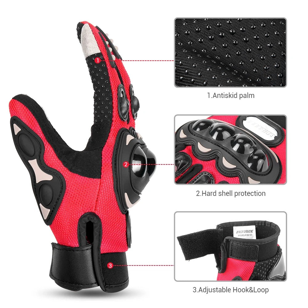 Pack Moto Hiver Cagoule intégrale thermique + Gants Pro Biker respirants avec protections antidérapantes
