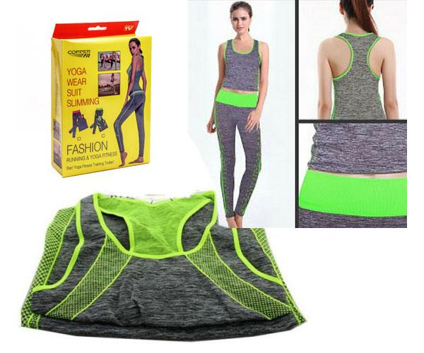 Tenue de sport Extensible 2 Pcs Soutien-G Et Pantalon de Fitness