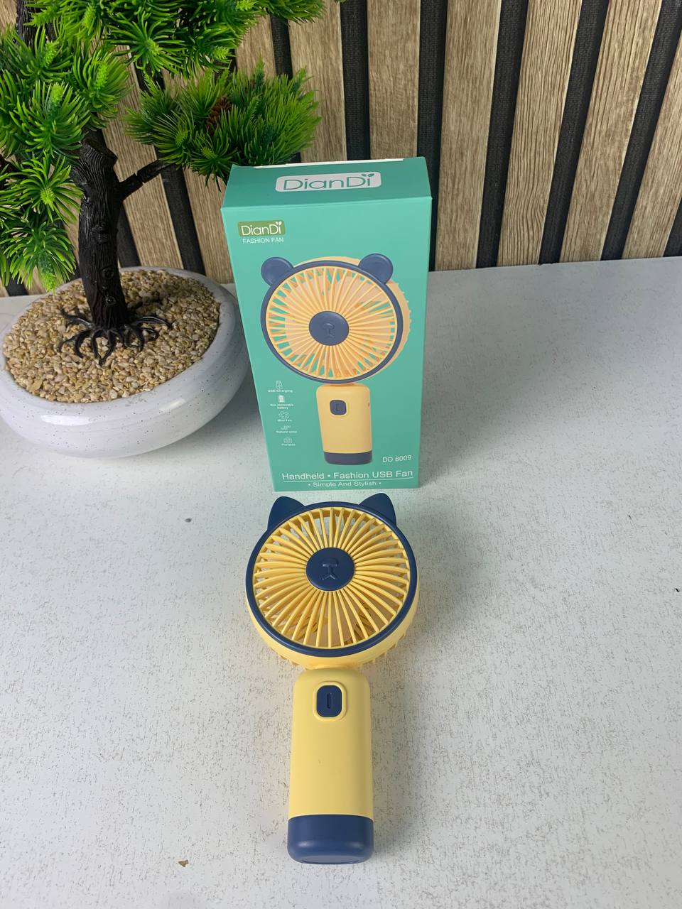 Mini Ventilateur Portable Rechargeable USB DD8009 - مروحة يد صغيرة محمولة (2 في 1)