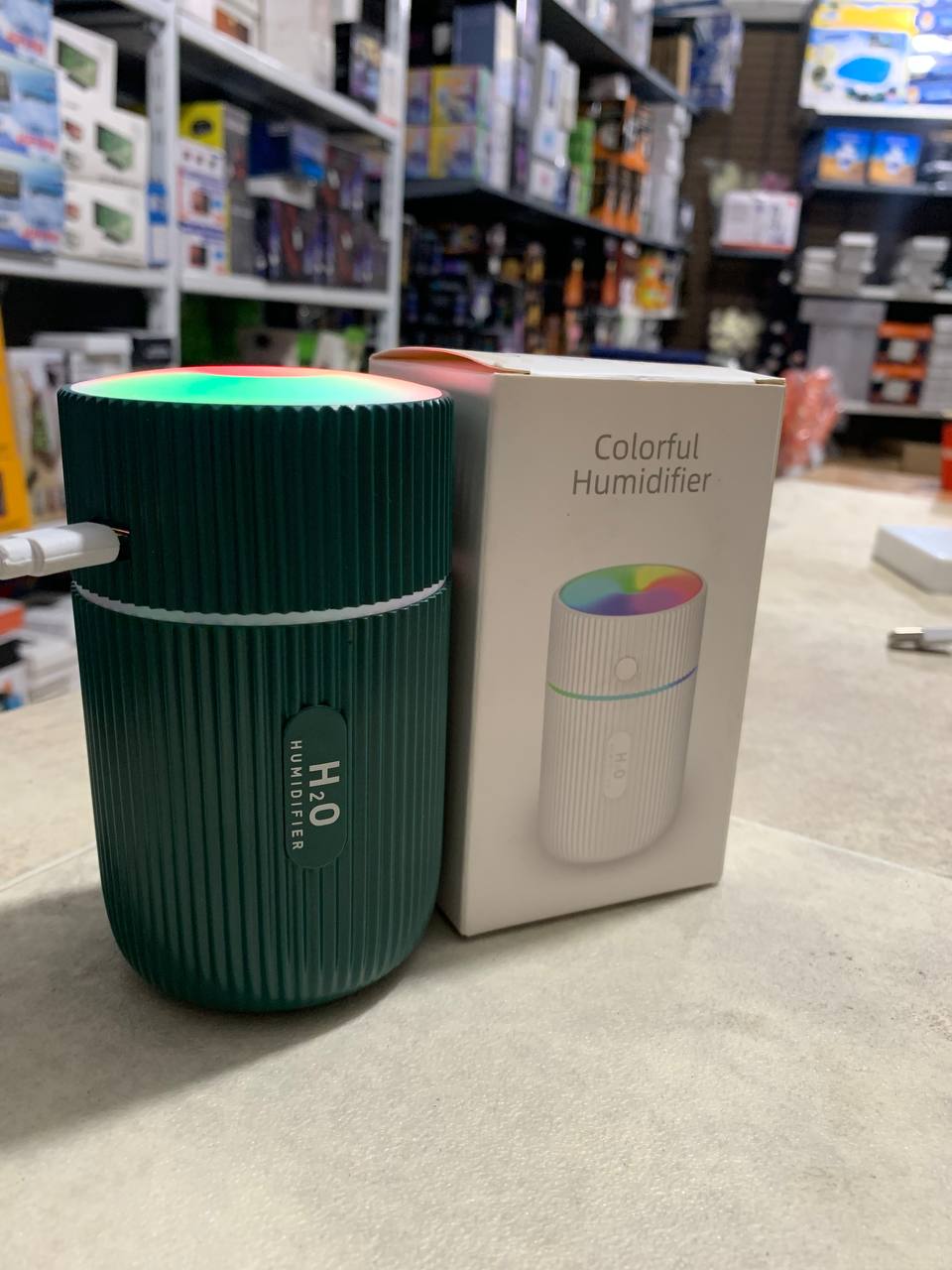 Humidificateur Ultrasonic Rgb capacité de 220 ml 2 Modes diffuseur