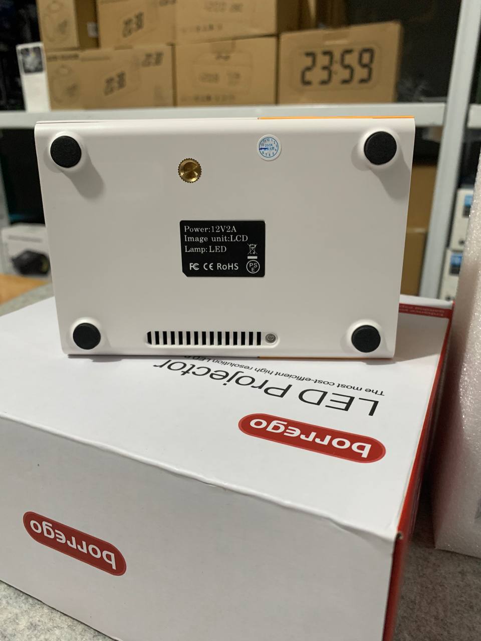 Projecteur Home Cinéma Multimédia 1080P Borrego YG300 FULL HD