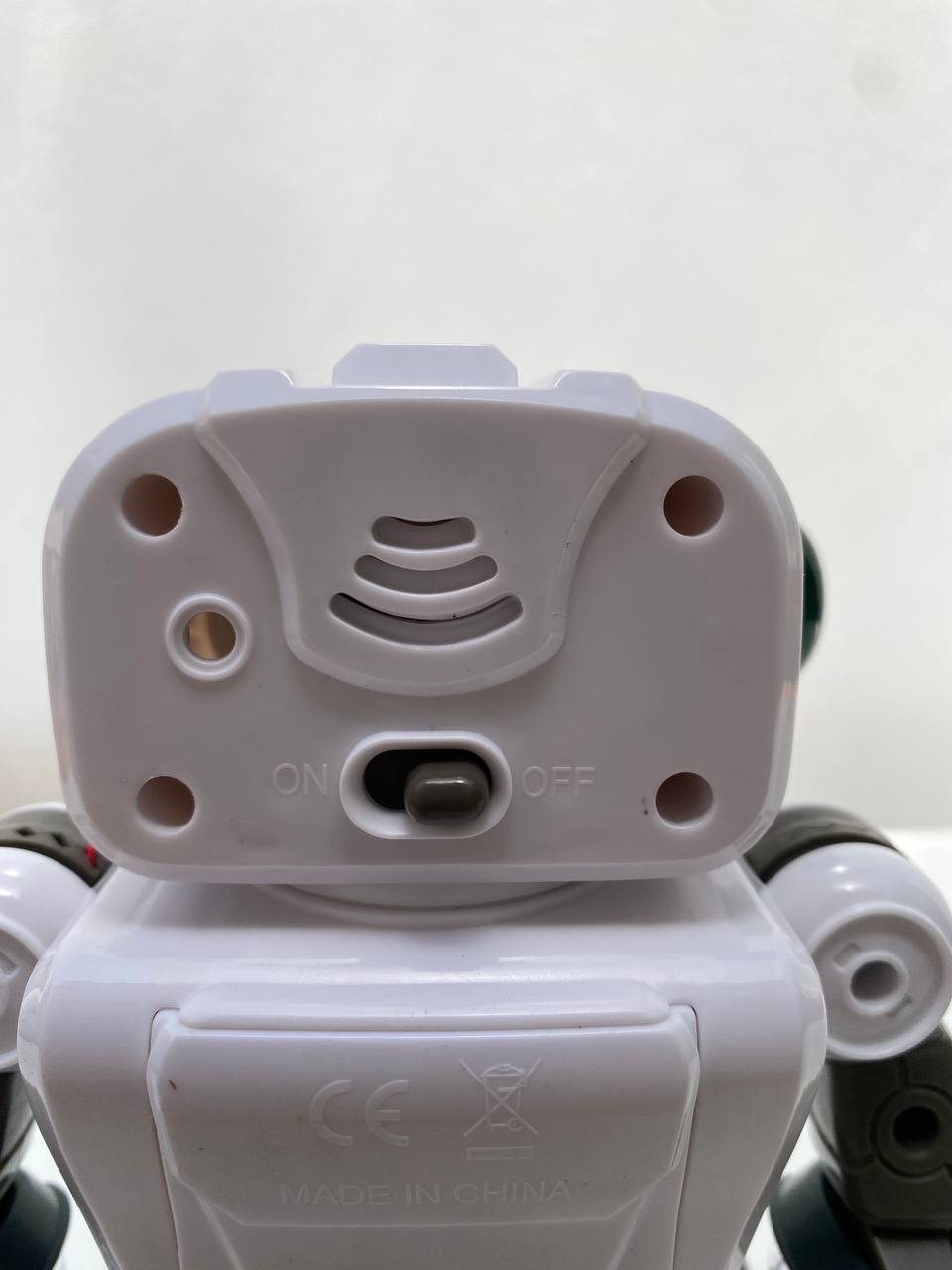 Robot jouets pour enfants de danse musical rotatif à 360 degrés avec lumières colorées
