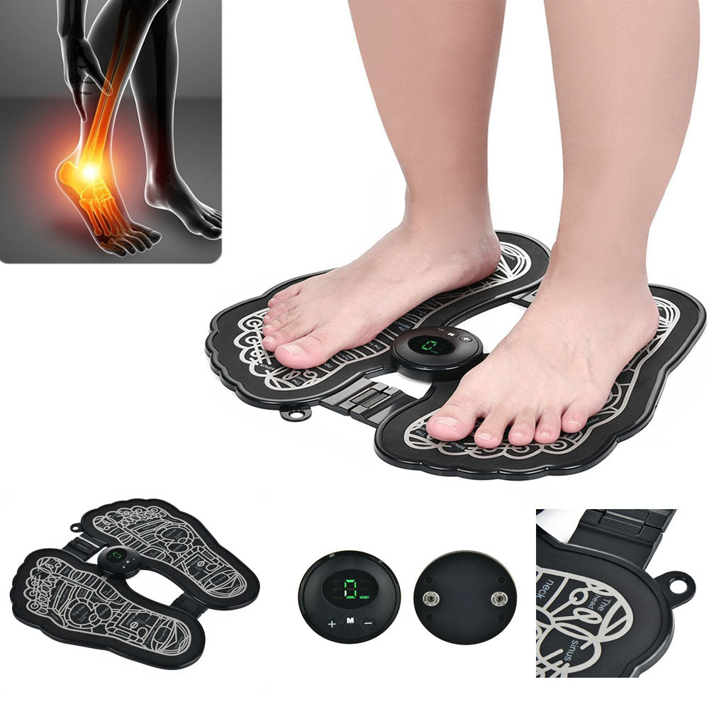 Tapis de massage électrique des pieds EMS Technologie Physiothérapie - تنزوت