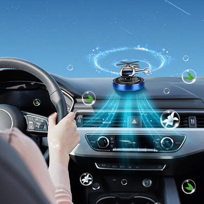 Désodorisant solaire en forme d'hélicoptère pour voiture