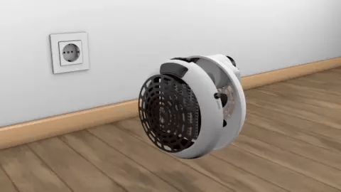 Mini Chauffage Mural Électrique 900W – سخان كهربائي صغير للحائط