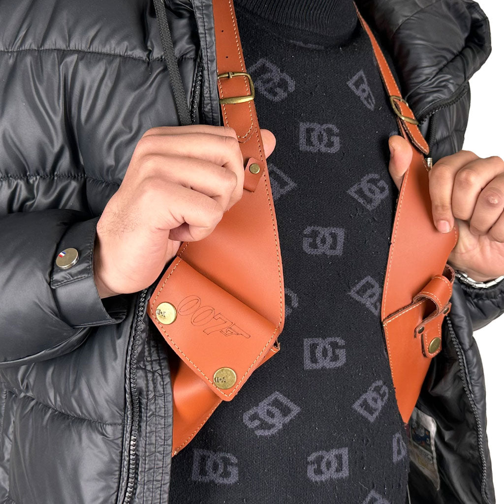 Pochette 007 pour ranger les affaires sous la veste