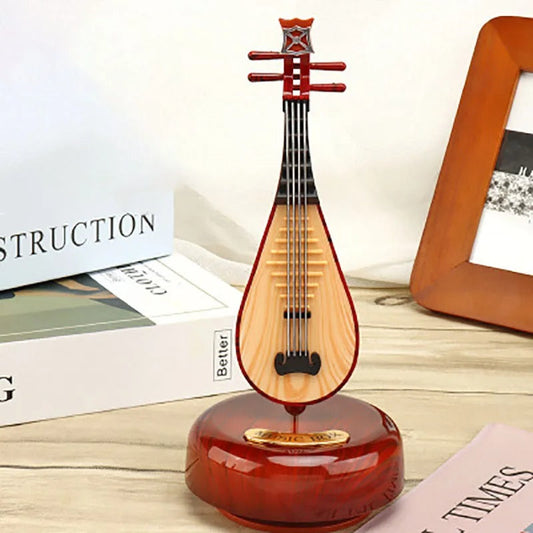 Mini instrument de musique rétro OUD, boîte à musique Décoration تنزوت