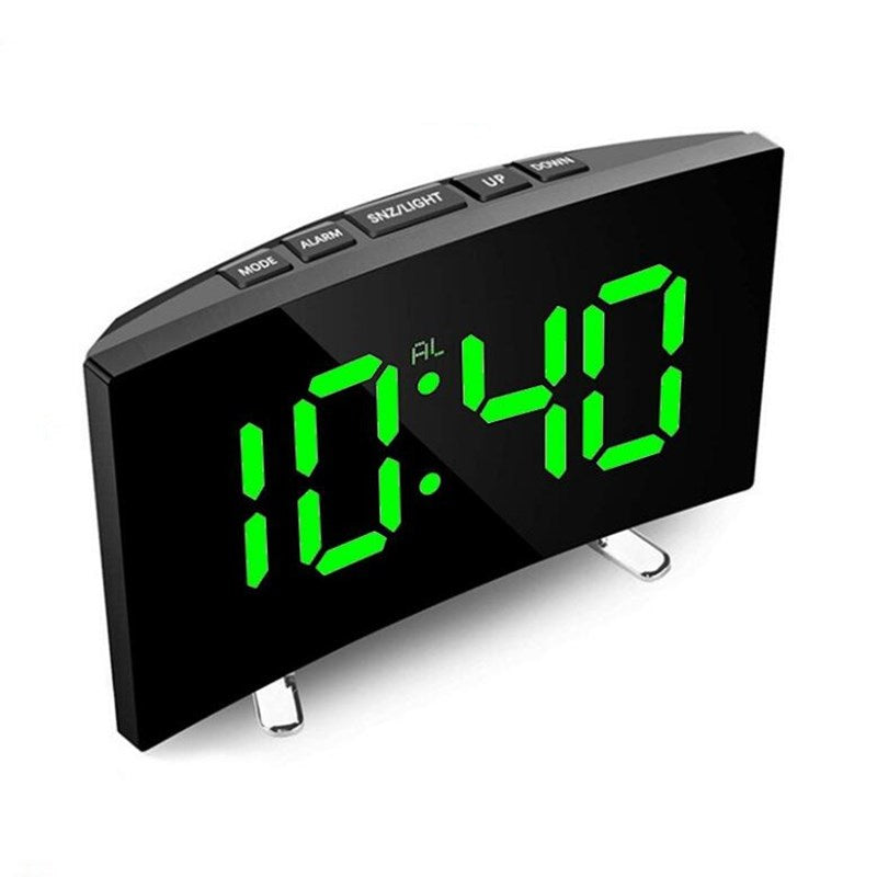 Horloge et réveil thermomètre de table electronique lumineux DT-6507 - تنزوت