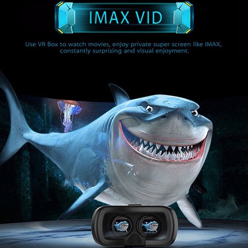 Lunettes de Réalité Virtuelle 3D VR BOX pour Smartphone - نظارات الواقع الافتراضي ثلاثية الأبعاد للهواتف