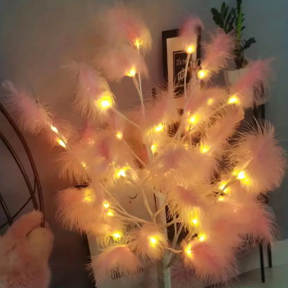 Lampe a chevet en forme D’Arbre Lumineux 45cm / 220V- Rose