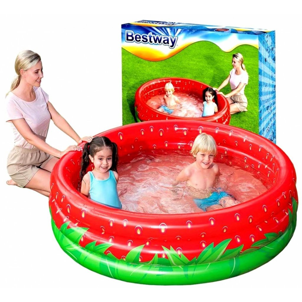 Piscine Ronde Gonflable “Fraise” Pour Enfants 160 x 38 cm Bestway 51145 تنزوت