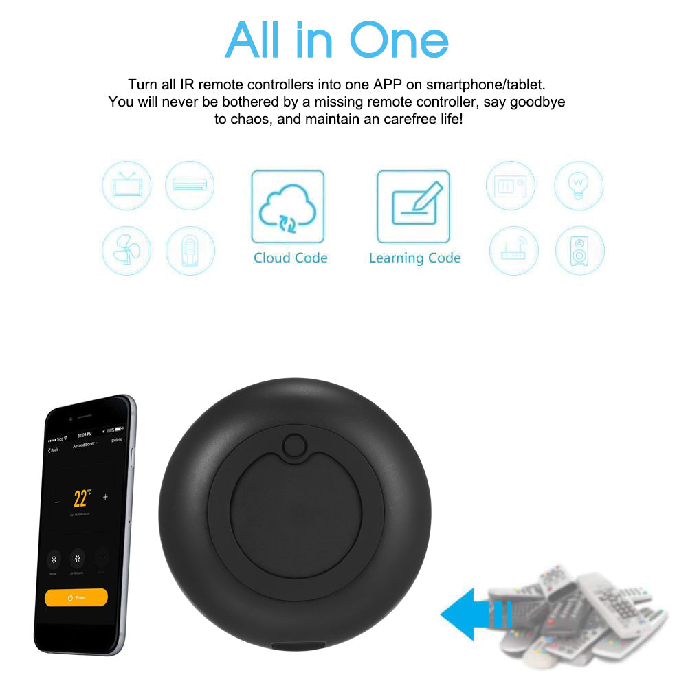 Télécommande universelle intelligente Wifi-IR (2.4ghz) hub de contrôle compatible avec Alexa Google Home -Tuya Smart Life