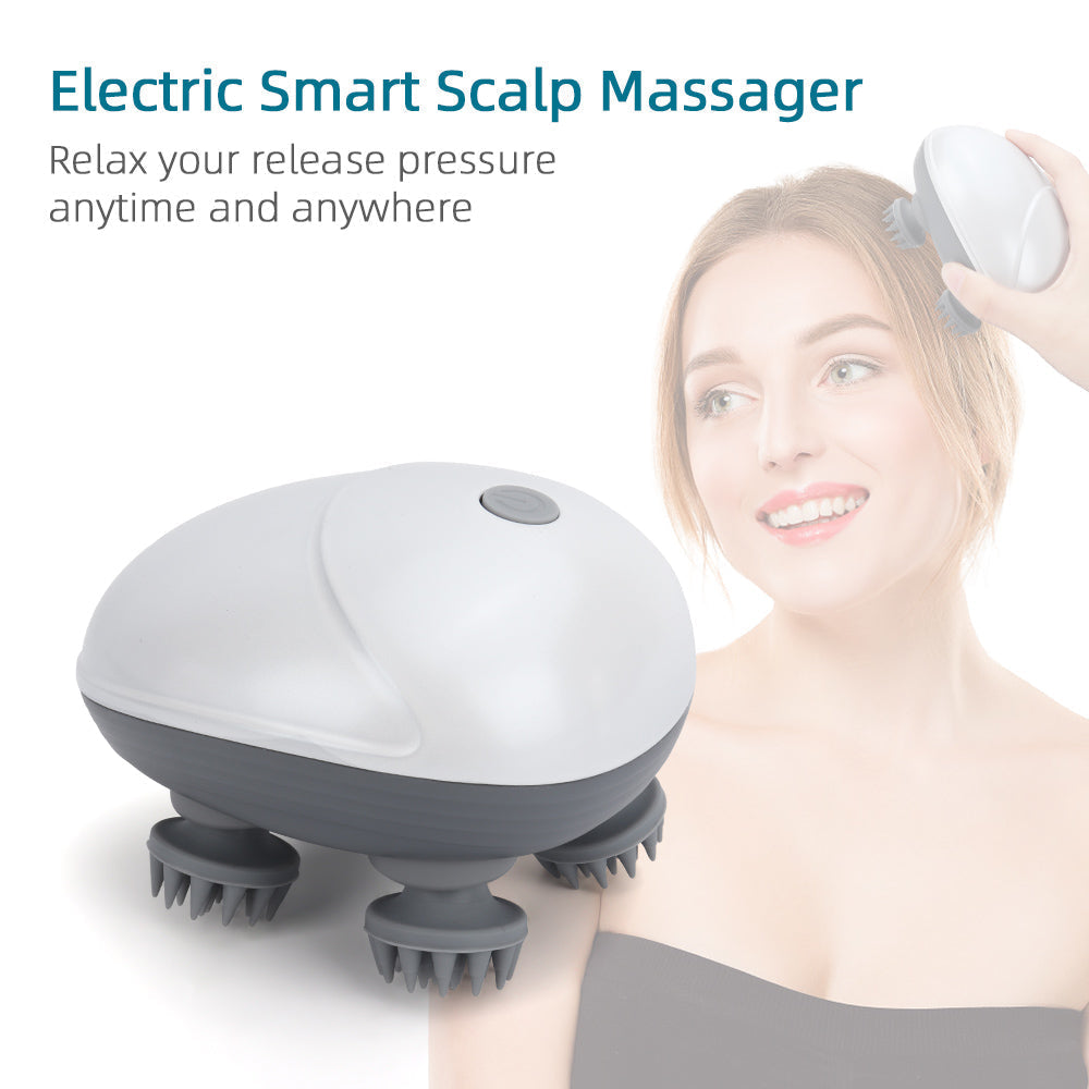 Masseur électrique sans fil en Silicone 4 nœuds de massage