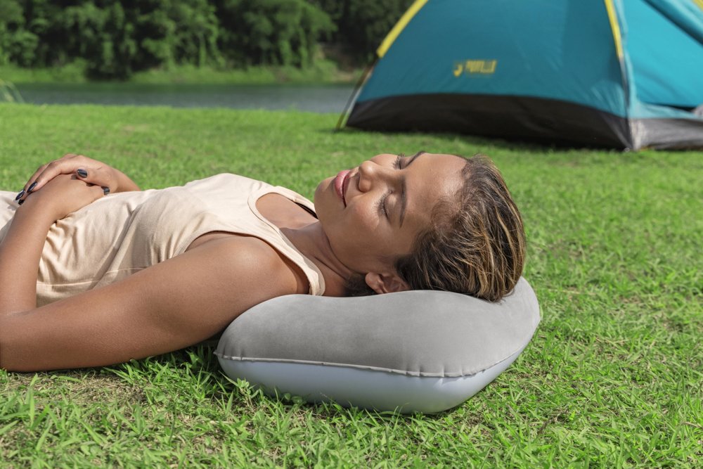 Oreiller Gonflable Confortable de Camping et Voyage Bestway 67121