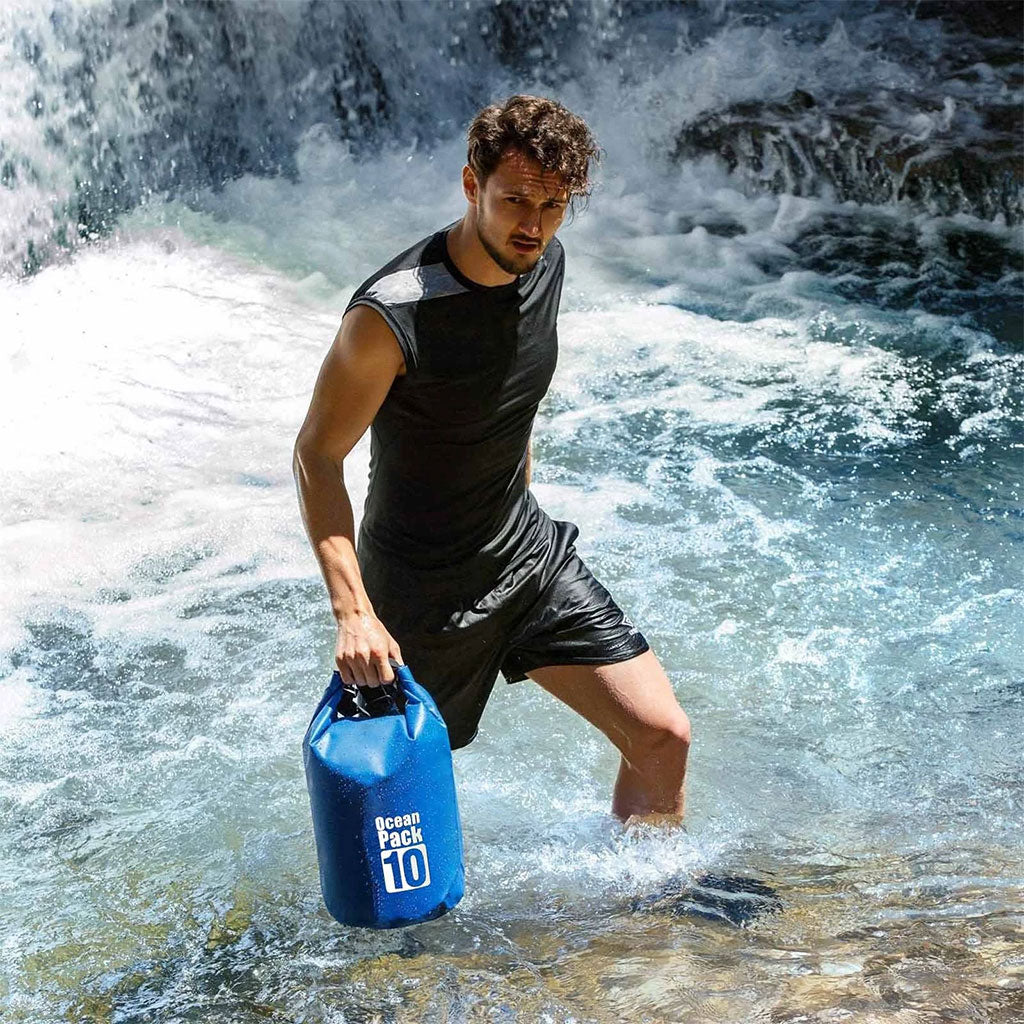 Sac Étanche Ocean Pack 10 litres en Tissue PVC 500D – حقيبة حفظ الأدوات من الماء