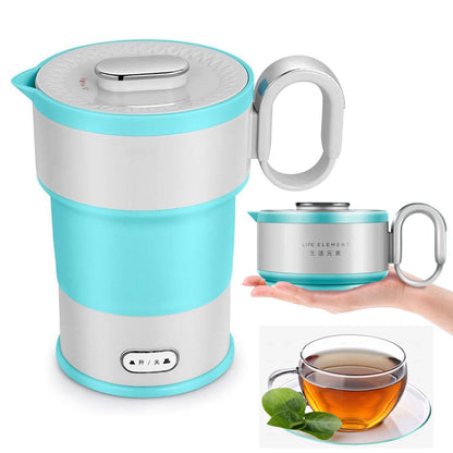 Bouilloire Électrique Pliable en Silicone Alimentaire avec Gobelet Pliable – غلاية مياه قابلة للطي ومحمولة - تنزوت