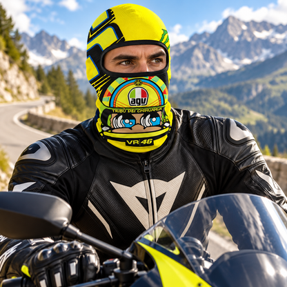 Cagoule Moto Thermique Balaclava VR46 - قناع واقي وجه كامل حراري للدراجات النارية