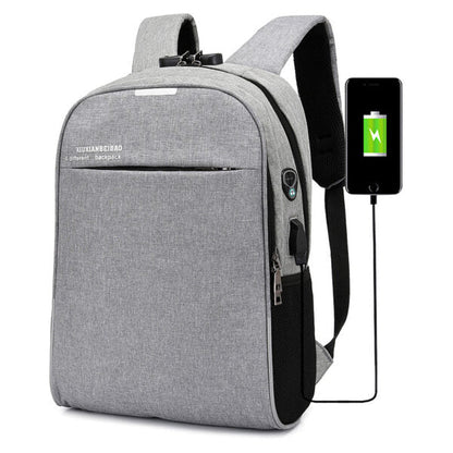 3 PCS Sac à dos multifonctionnel Avec Sortie USB ET Sortie kit-man - Grenat