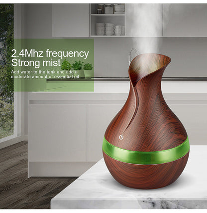 humidificateur vase 300ml Aromathérapie Diffuseur Avec 7 Couleur LED Lumière V2
