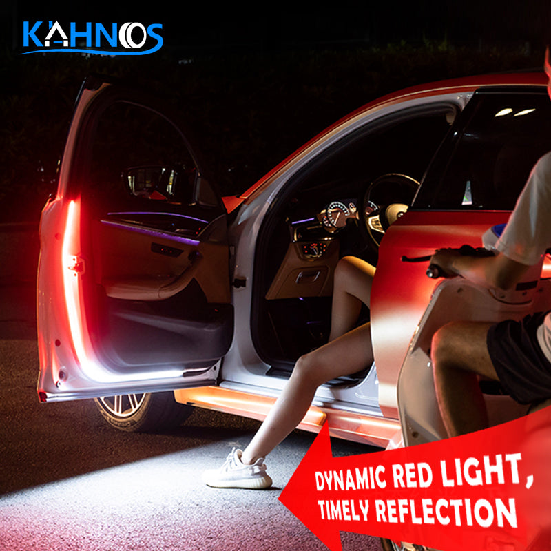 feux d’avertissement de porte voiture led anti collision 2 pcs
