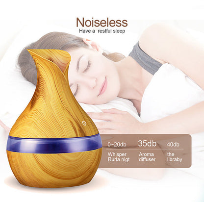 humidificateur vase 300ml Aromathérapie Diffuseur Avec 7 Couleur LED Lumière V2
