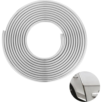 Bande de protection universelle en pour portières de voiture chromées 10m – شريط واقي لباب السيارة