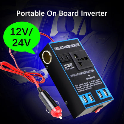 Convertisseur de Tensions pour voiture DC 12 V 24 V vers AC 110 V/220 V – محول تيار الكهربائي في السيارة