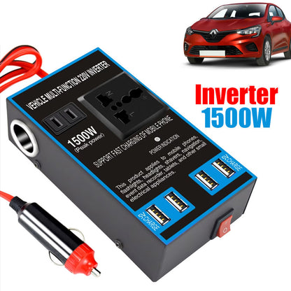 Convertisseur de Tensions pour voiture DC 12 V 24 V vers AC 110 V/220 V – محول تيار الكهربائي في السيارة تنزوت