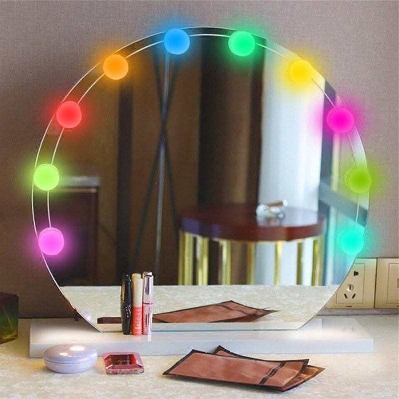 Chende Lampe Miroir RGB 10 psc mural Hollywood style