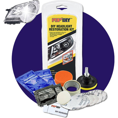 Kit Rénovation Phare Voiture pour Les Rayures De Jaunissement - طقم تنظيف أضواء السيارة