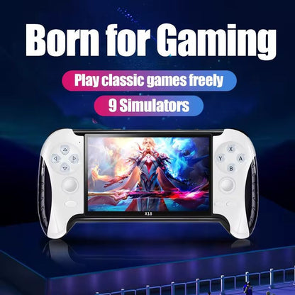 X18 Console 10000+ Games 4.3” 2500mAh - جهاز ألعاب الفيديو المحمول أكثر من 10000 لعبة كلاسيكية