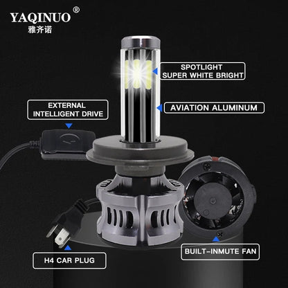 Kit Lampe de phare H1 LED 6 Directions 6000K - مصابيح إضاءة أمامية للسيارات