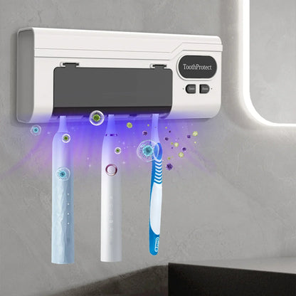 Désinfectant et support de brosse à dents intelligent rechargeable 5 emplacements - حامل فرش الأسنان