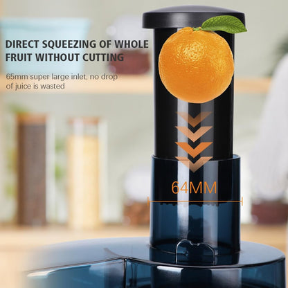 Multismart Extracteur de jus électrique 250 W à 2 vitesses pour fruits et légumes - عصارة فواكه