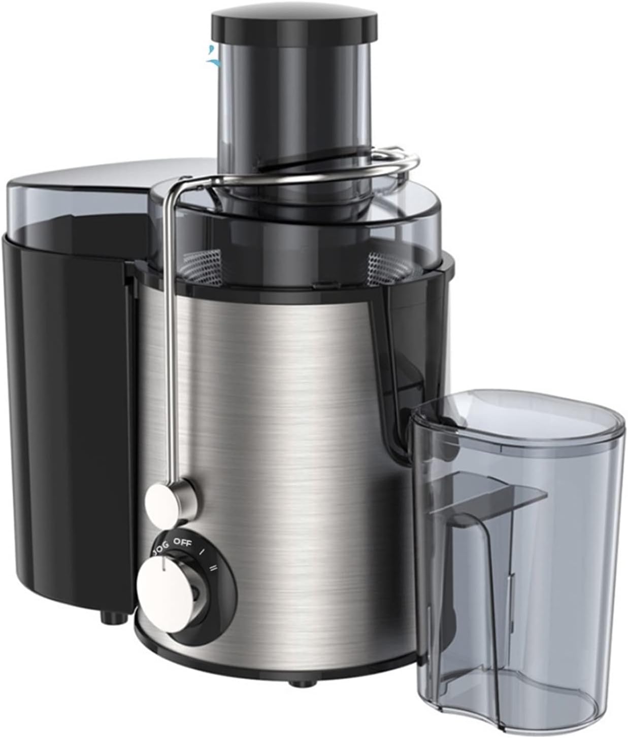 Multismart Extracteur de jus électrique 250 W à 2 vitesses pour fruits et légumes - عصارة فواكه