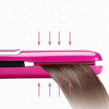 Mini Lisseur à cheveux rechargeable USB avec Base de Chargement - مكواة شعر لاسلكية 2 في 1