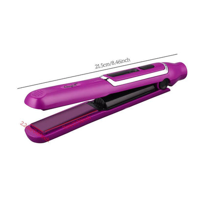 Mini Lisseur à cheveux rechargeable USB avec Base de Chargement - مكواة شعر لاسلكية 2 في 1