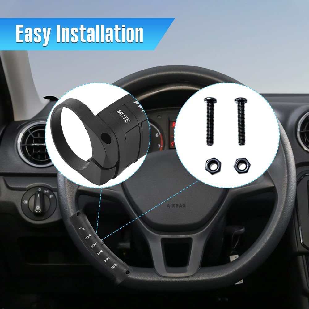 Kit d'installation de boutons de commande au volant pour voitures - أزرار التحكم بالصوت والمقود