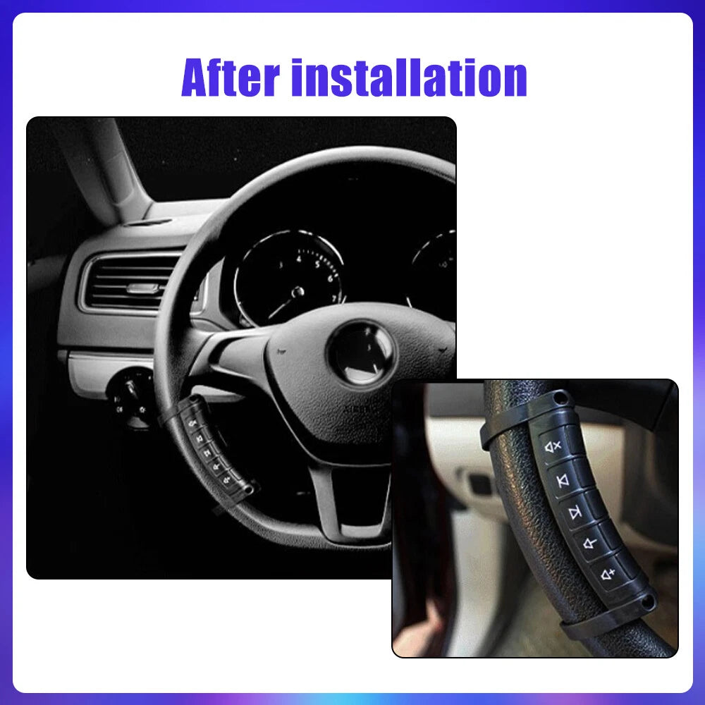 Kit d'installation de boutons de commande au volant pour voitures - أزرار التحكم بالصوت والمقود