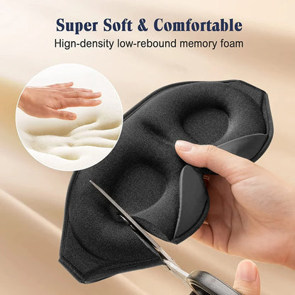 Masque de sommeil 3D ergonomique et profond amélioré avec sangle ajustable - قناع نوم مريح