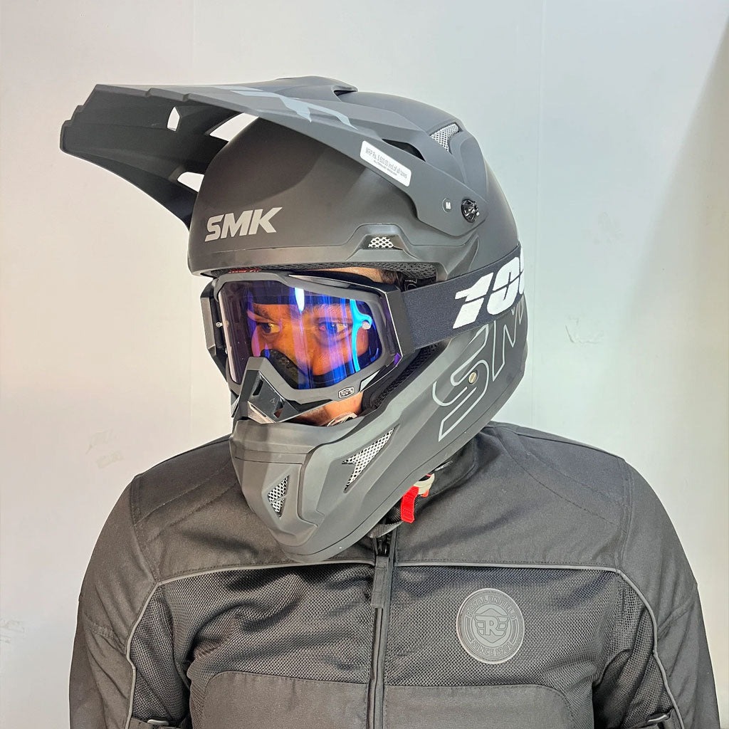 Lunettes Motocross RX Goggles RaceCraft Protection Totale Coupe-vent - نظارات سائقي الدراجات