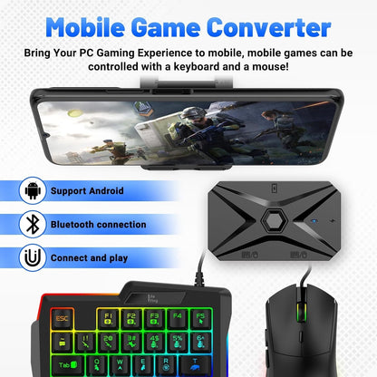 Convertisseur de clavier et de souris M1 Pro pour Smartphone et Tablette Android - محول لوحة مفاتيح وماوس للألعاب أندرويد