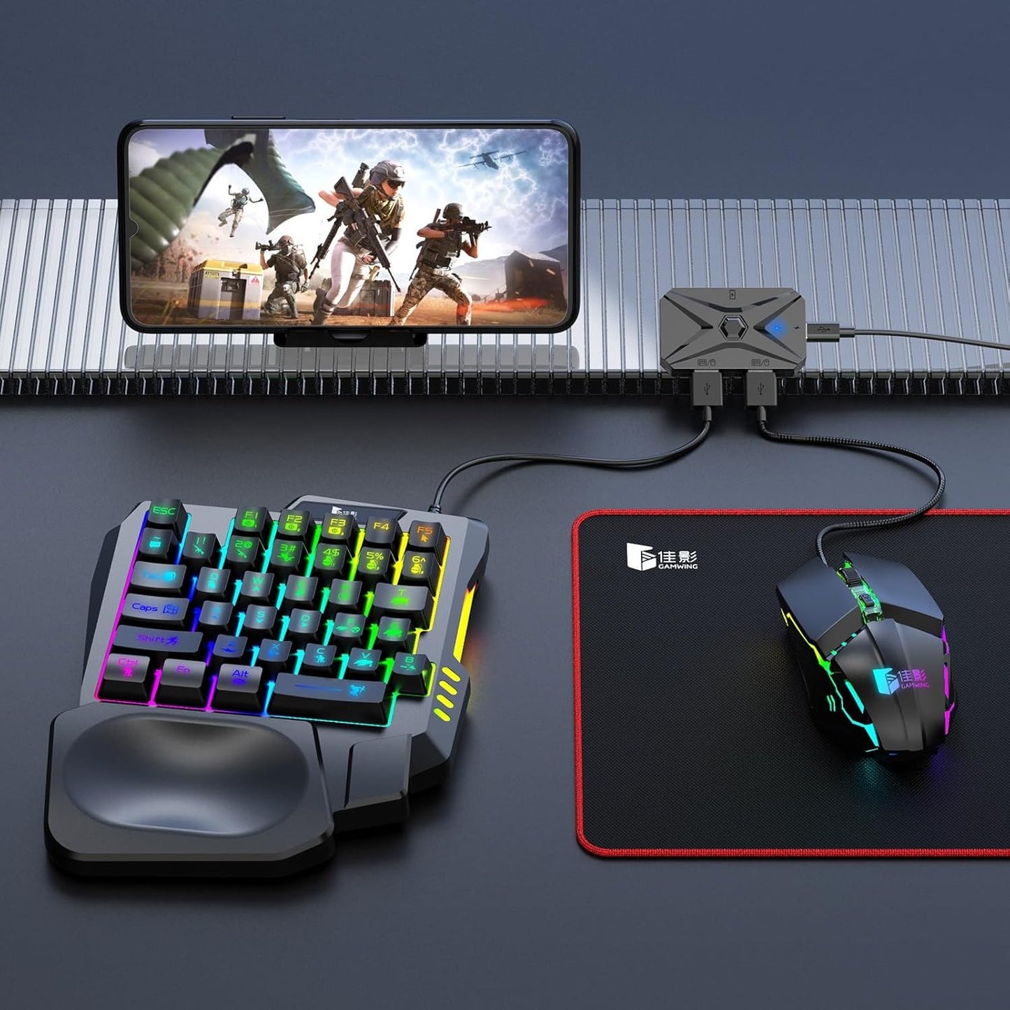 Convertisseur de clavier et de souris M1 Pro pour Smartphone et Tablette Android - محول لوحة مفاتيح وماوس للألعاب أندرويد