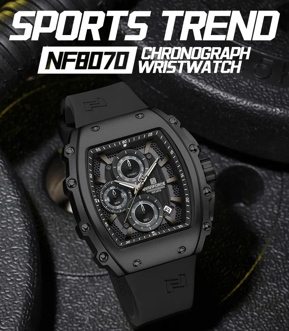 Montre Originale pour Hommes NaviForce NF8070 - ساعة نافي فورس أصلية للرجال