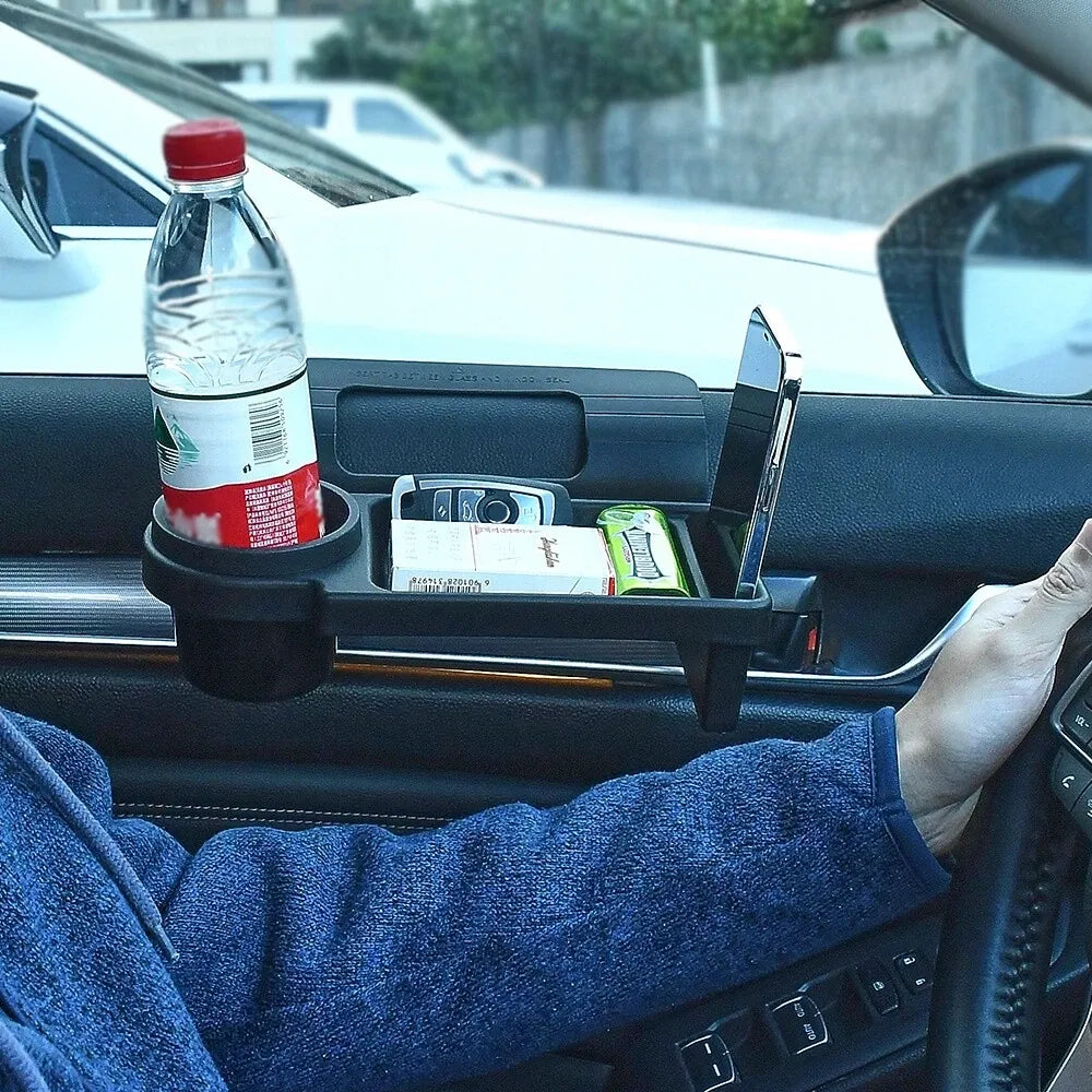 Porte-gobelet boisson, avec Support de téléphone, Étagère de rangement - حامل أكواب للمشروبات مع حامل للهاتف