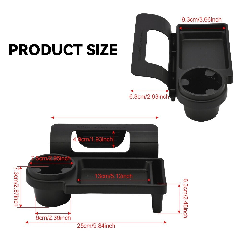Porte-gobelet boisson, avec Support de téléphone, Étagère de rangement - حامل أكواب للمشروبات مع حامل للهاتف